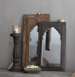Oude houten spiegel 2 (achterste)
