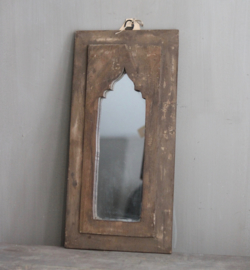 Oude houten spiegel 2 (achterste)