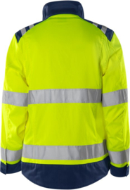 HIGH VIS GREEN JACK DAMES, GERECYCLED POLYESTER