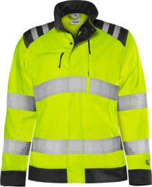 HIGH VIS GREEN JACK DAMES, GERECYCLED POLYESTER