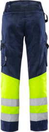 HIGH VIS GREEN BROEK DAMES, GERECYCLED POLYESTER