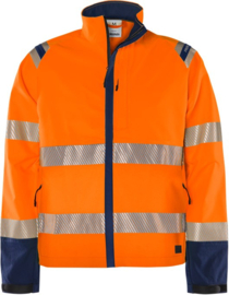 HIGH VIS GREEN STRETCH JACK, GERECYCLED POLYESTER