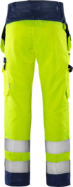 HIGH VIS GREEN WERKBROEK, GERECYCLED POLYESTER