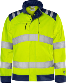 HIGH VIS GREEN JACK, GERECYCLED POLYESTER