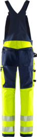 HIGH VIS GREEN AMERIKAANSE OVERALL STRETCH, GERECYCLED POLYESTER