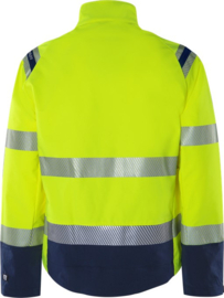 HIGH VIS GREEN STRETCH JACK, GERECYCLED POLYESTER