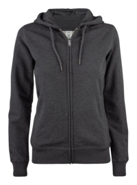 PREMIUM OC HOODY FULL ZIP WOMEN, BIOLOGISCH KATOEN