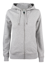 PREMIUM OC HOODY FULL ZIP WOMEN, BIOLOGISCH KATOEN