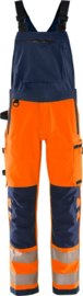HIGH VIS GREEN AMERIKAANSE OVERALL STRETCH, GERECYCLED POLYESTER