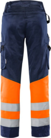 HIGH VIS GREEN BROEK DAMES, GERECYCLED POLYESTER