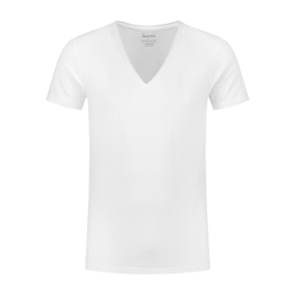 SANTINO T-SHIRT JORT V-NECK, BAMBOE