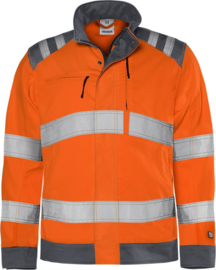 HIGH VIS GREEN JACK, GERECYCLED POLYESTER