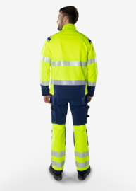 HIGH VIS GREEN STRETCH JACK, GERECYCLED POLYESTER