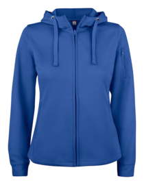 BASIC ACTIVE HOODY FULL ZIP WOMEN, SPUN DYED