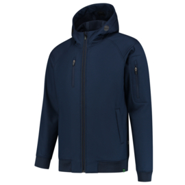 SOFTSHELL BOMBER CAPUCHON RE2050, GERECYCLED POLYESTER