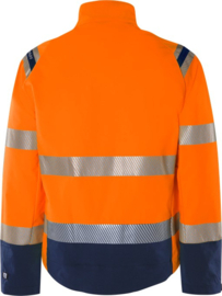 HIGH VIS GREEN STRETCH JACK, GERECYCLED POLYESTER