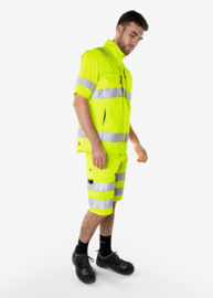 HIGH VIS GREEN VEST, GERECYCLED POLYESTER