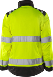 HIGH VIS GREEN JACK DAMES, GERECYCLED POLYESTER