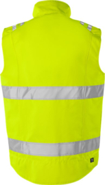 HIGH VIS GREEN VEST, GERECYCLED POLYESTER