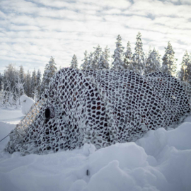 Camouflage net 3, White/Grey, 2,4 x 3 m.