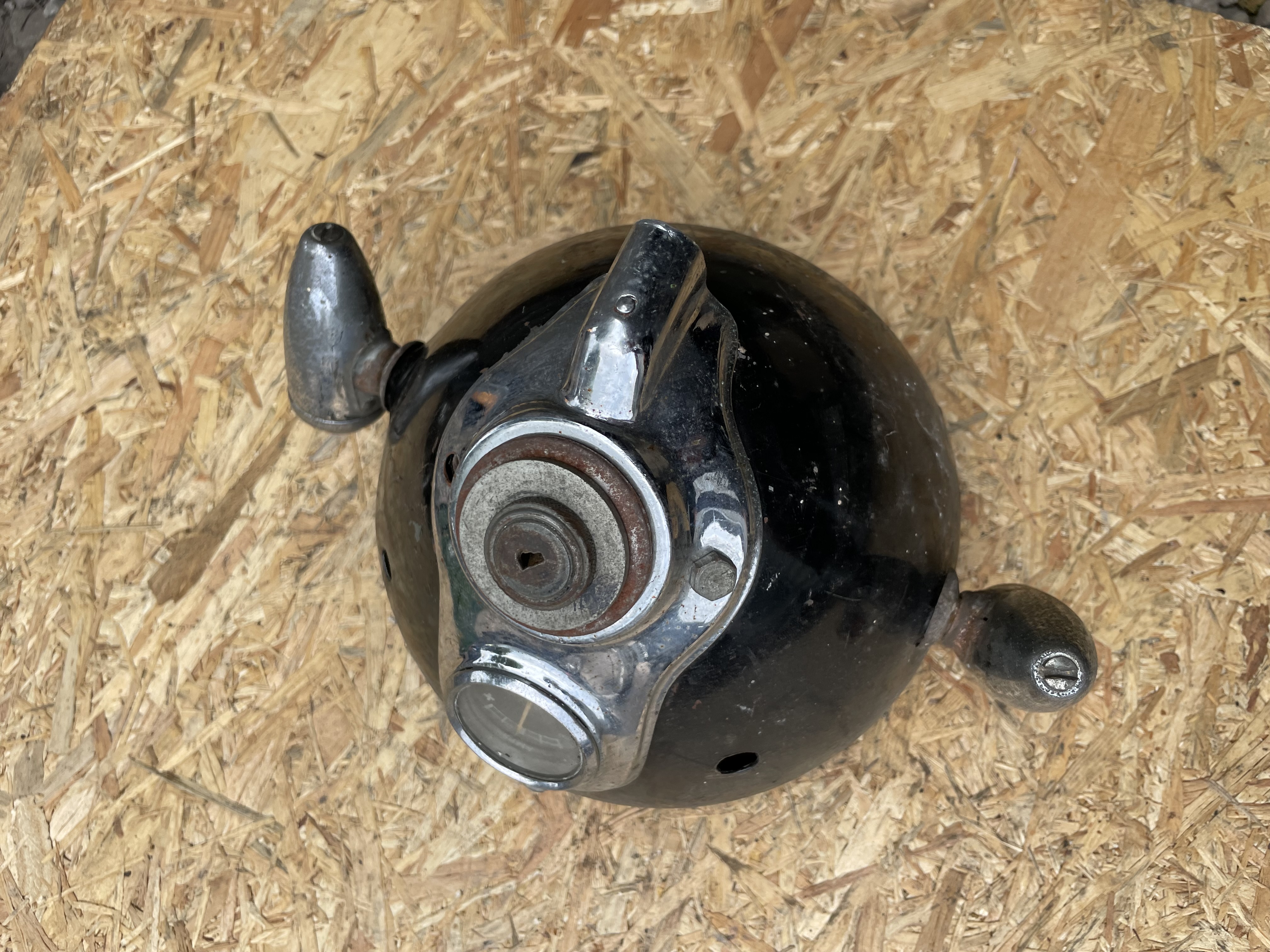 Koplamp met ampere meter/schakelaar