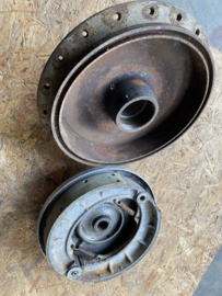 Remtrommel+ remankerplaat en schoenen
