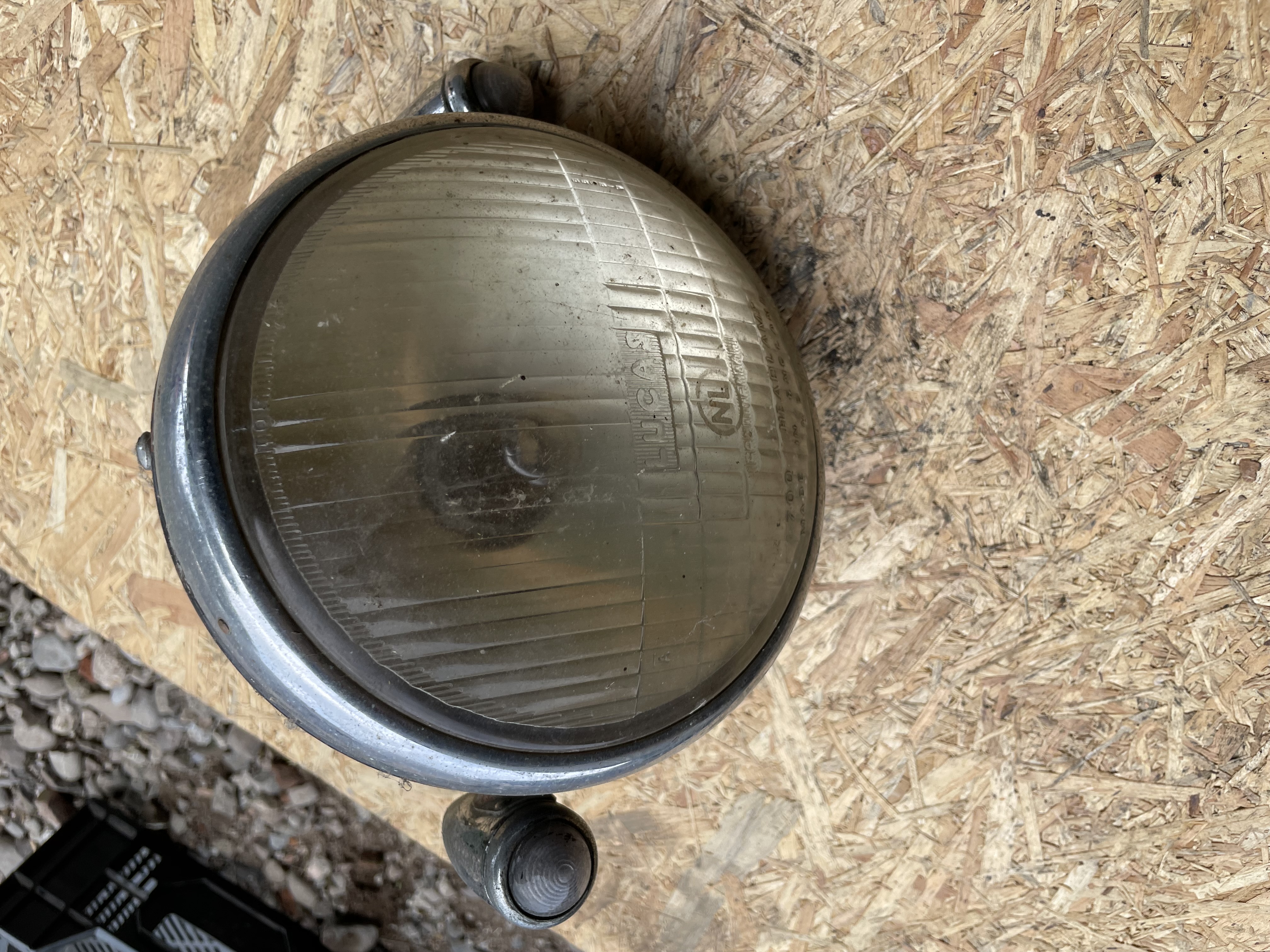 Koplamp met ampere meter/schakelaar