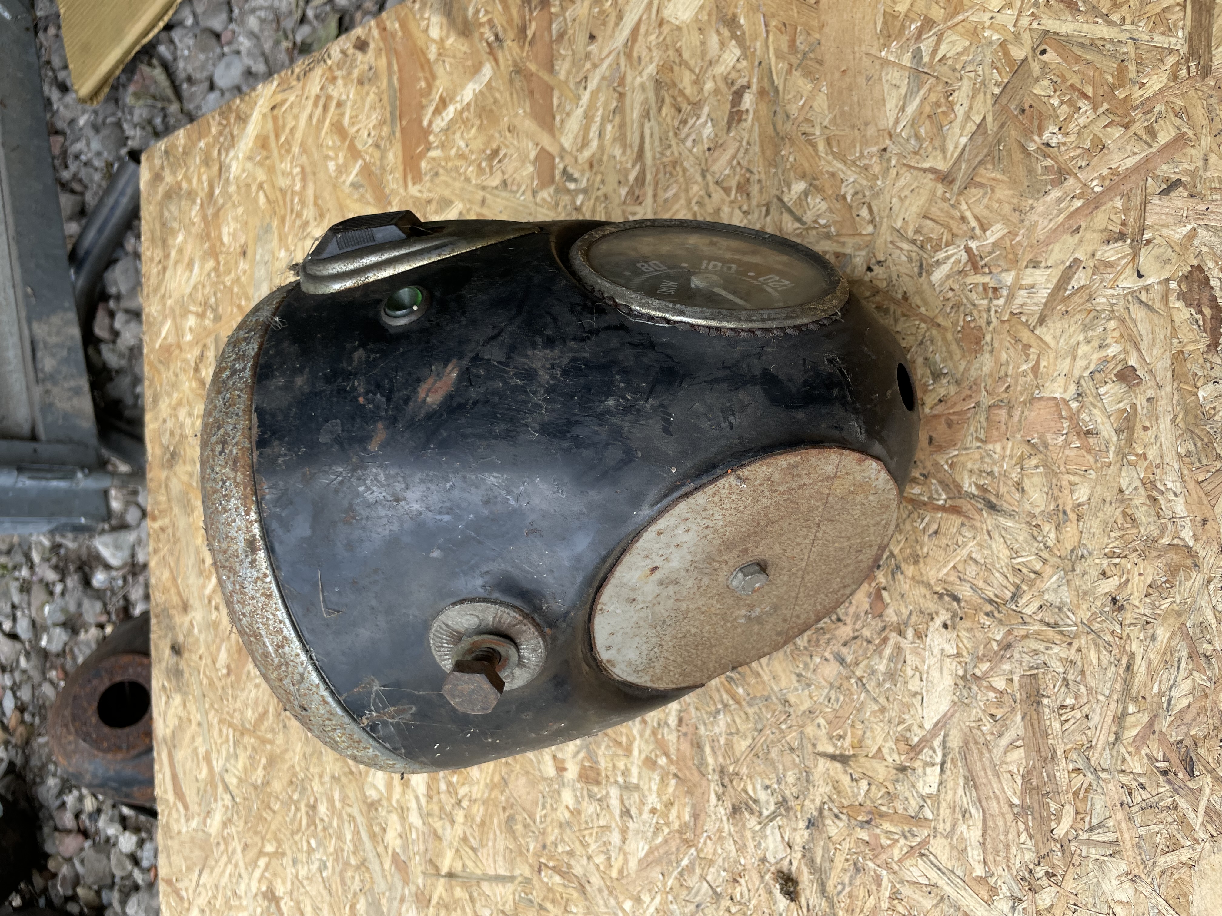 Dkw koplamp met teller