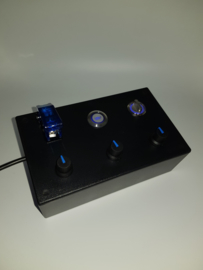 Pc or Ps4 USB button box 13 functions back lit blue for simracing