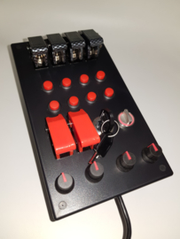 PC USB button Box 29 functions with spring return key for Truck Simulation and simracing
