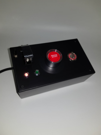 Usb Pc button box 4 functions back-lit red buttons with toggle combined with 2 led