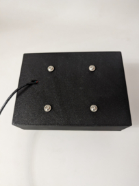 Pc Usb button box 3D printed carbon style with neon squares 26 functions back-lit Red with B BIAS for Sim Racing