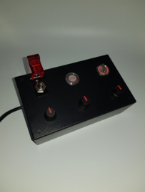 Pc or Ps4 USB button box 13 functions back lit red for simracing