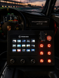 Pc usb  stream deck button box 17 functions back-lit Red for simracing
