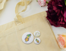 10 april 2024 - Totebag en Buttons (PAASVAKANTIE)