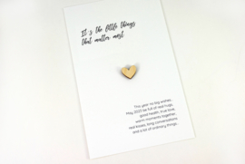 It's the little things that matter most (nieuw jaar)