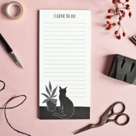Notitieblok Kat & Plant