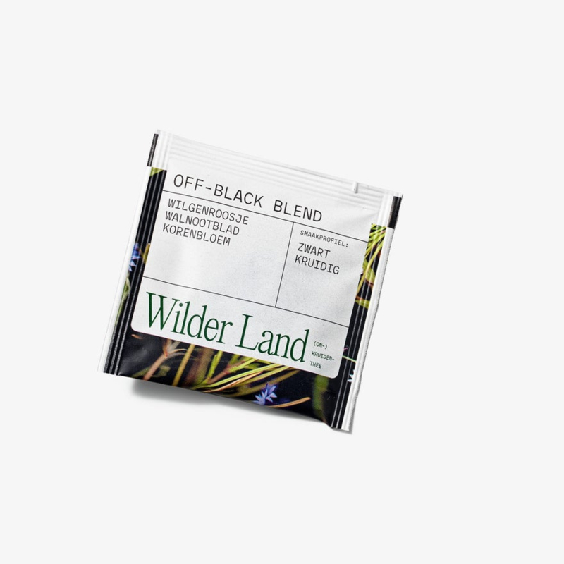 Off-Black Blend | 20 zakjes | Wilder land Thee