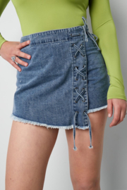 KORT BROEK ROKJE - BLAUW