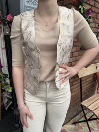 GILET GOLDEN FLOWERS
