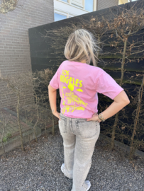 THSIRT LOS ANGELES - ROZE/GEEL