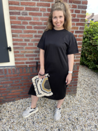 TSHIRT DRESS - ZWART