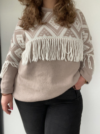 TRUI BOHO FRINGE - TAUPE