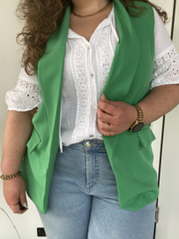 GILET LONG - GROEN