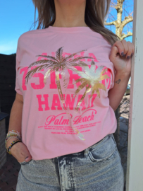 TSHIRT HAWAII - ROZE