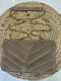 TAS VIVIAN - BEIGE SUEDE