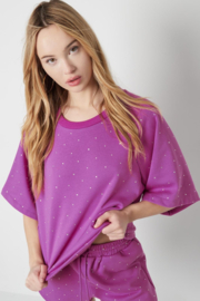 SHIRT  MET STRASS - PAARS