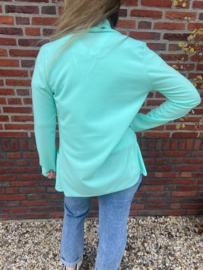 BASIC BLAZER - TURQUOISE