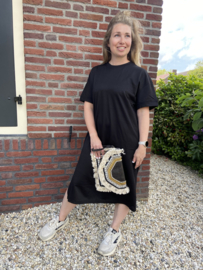TSHIRT DRESS - ZWART