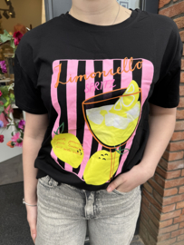 TSHIRT LIMONCELLO - ZWART